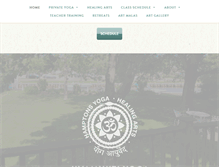 Tablet Screenshot of hamptonsyogahealingarts.com